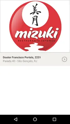 Restaurante Mizuki android App screenshot 3